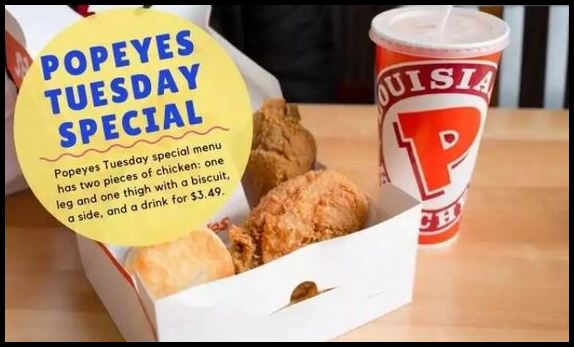 Popeyes Tuesday Special