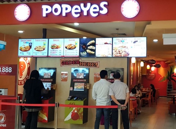 Popeyes Menu Price in Singapore