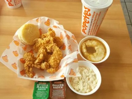 Popeyes Menu Prices in Canada