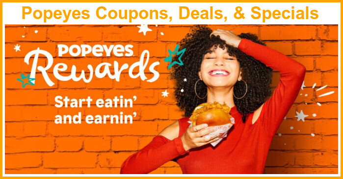 Popeyes Coupons, Deals, & Specials